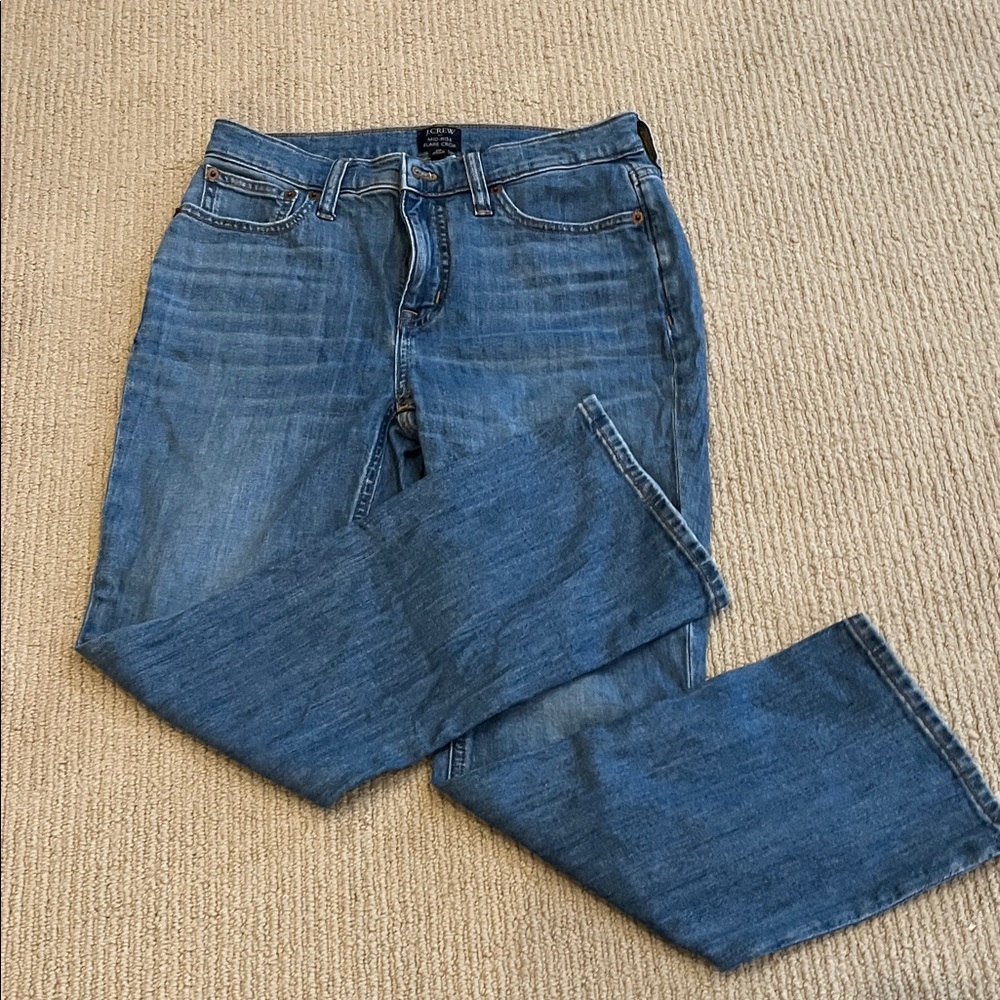 JCrew Factory Midrise Flare Crop Jeans
